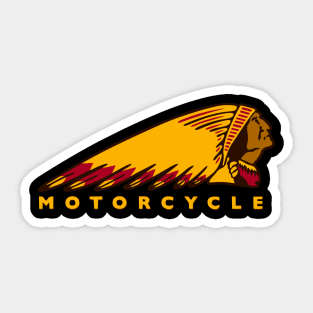 Indian Custom Motorcycle Racer biker vintage printed Sticker